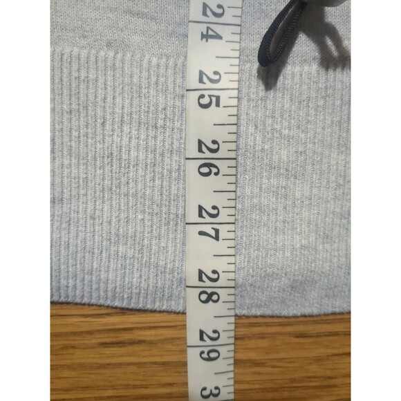 Ann Taylor LOFT Sweater Med Luxe Knit V-Neck Tunic Sweater Gray Marled - Picture 9 of 10